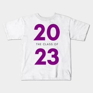 Class Of 2023. Simple Typography Black 2023 Class Of/ Graduation Design. Kids T-Shirt